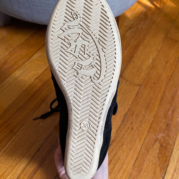 *NEW* ASH Bowie Wedge Sneakers in Black - Picture 4 of 4
